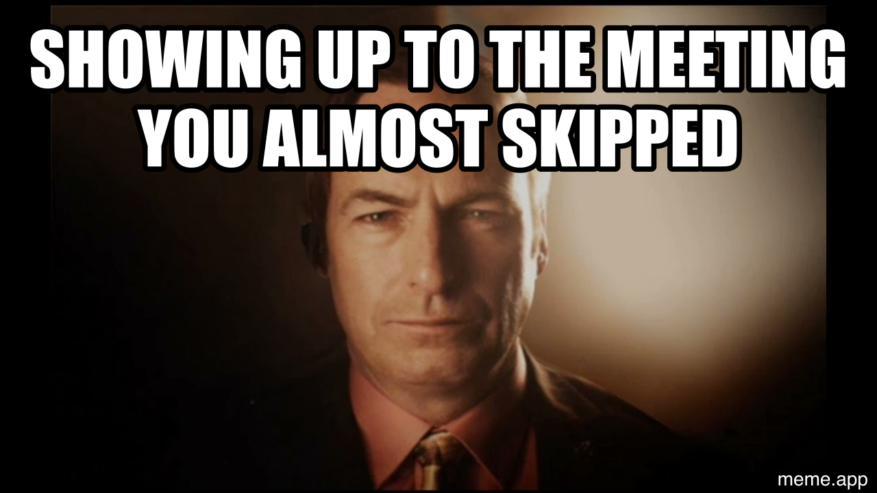 3D Saul Goodman meme about knowing a good lawyer