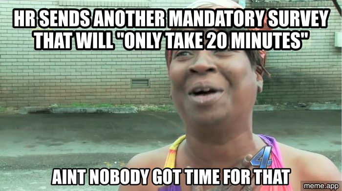 Ain't Nobody Got Time for That captioned meme about reading terms and conditions