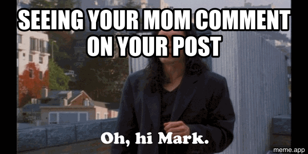 Oh Hi Mark captioned meme about running into a coworker at the store