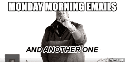 Animated DJ Khaled Another One GIF about Monday morning emails