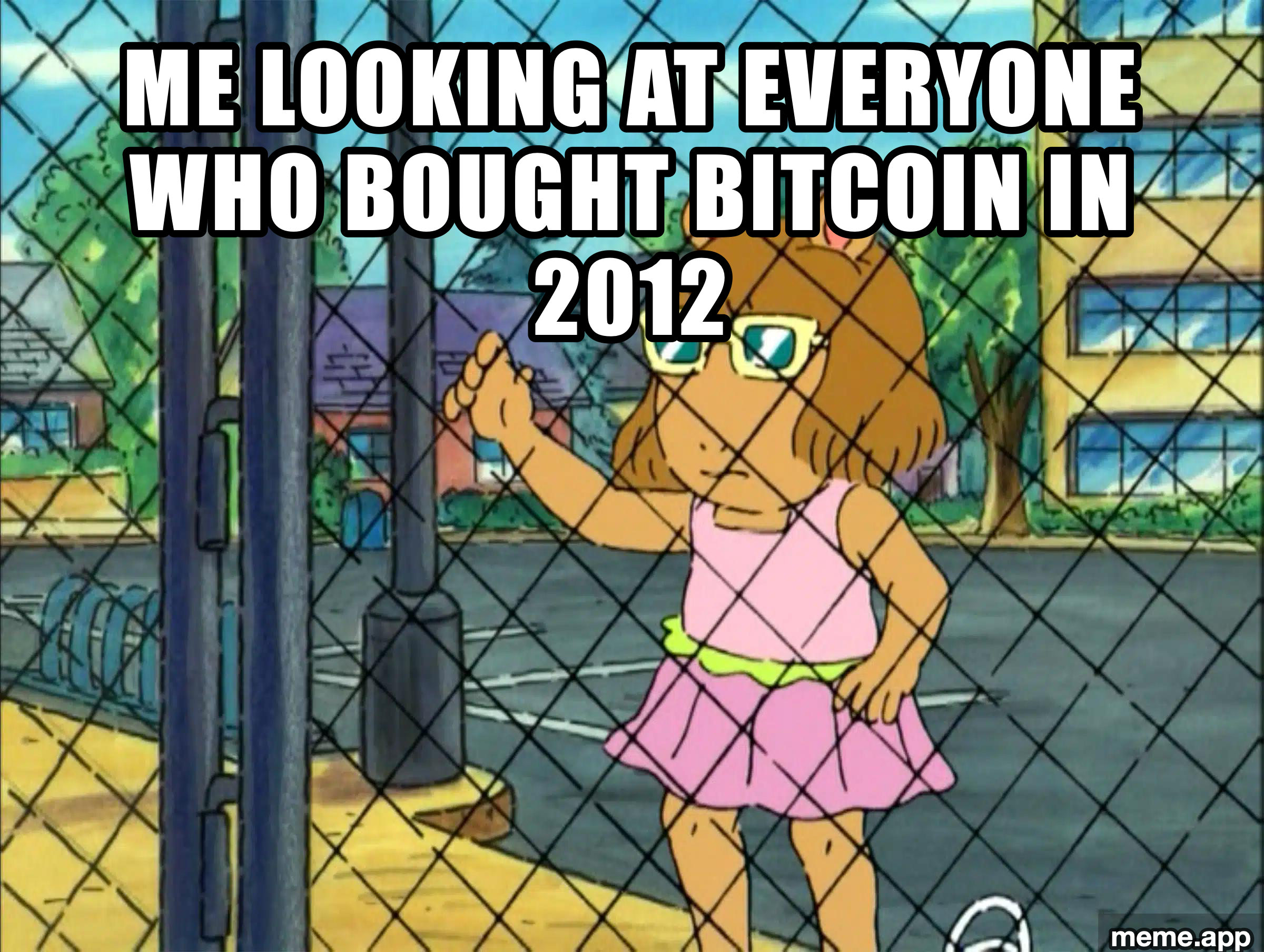 DW Looking Through Fence meme watching people with good metabolism eat whatever they want