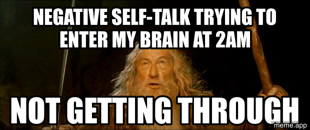 Gandalf You Shall Not Pass blank meme blocking spoilers in the group chat