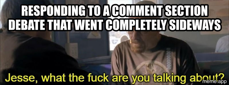 Jesse What Are You Talking About captioned meme reacting to someone washing chicken with soap