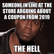 Animated Kevin Hart The Hell blank GIF reacting to ketchup on scrambled eggs