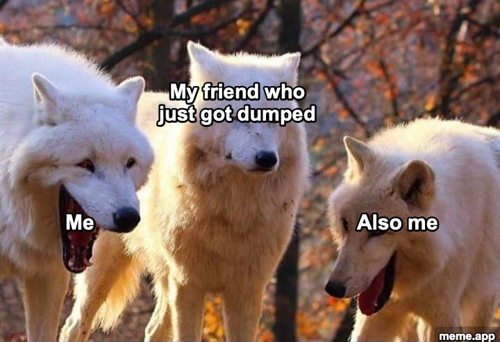 Laughing Wolf meme: optional test, worth 40% of grade, no curve