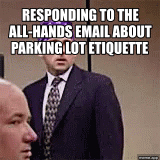 Animated Prison Mike GIF reacting to mandatory Friday office attendance