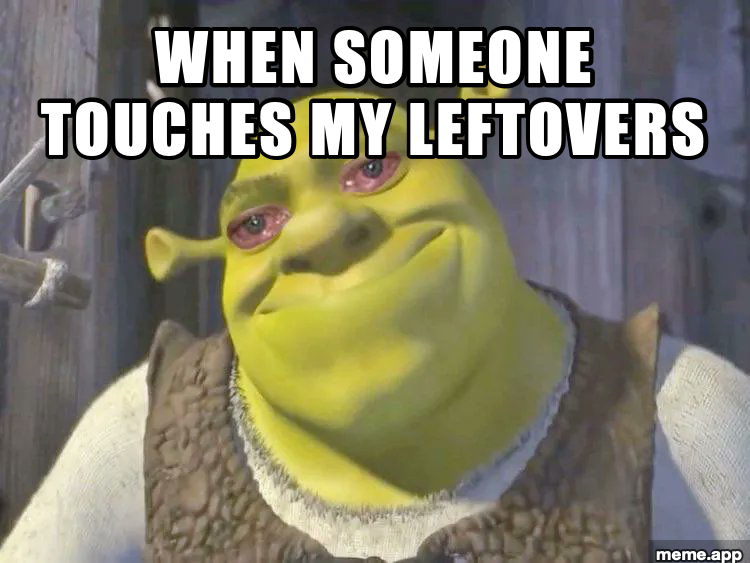 Shrek Red Eyes meme triggered by someone disrespecting Shrek as a cinematic masterpiece