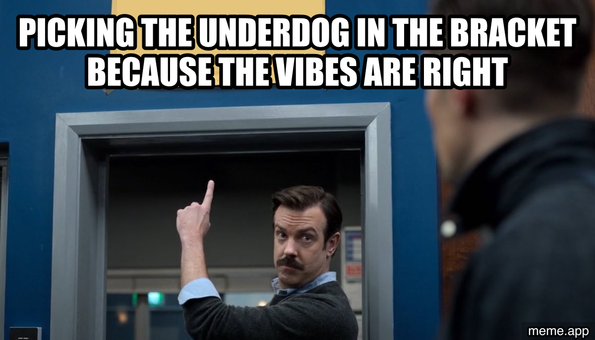 Ted Lasso Believe sign meme about hoping your paycheck already deposited