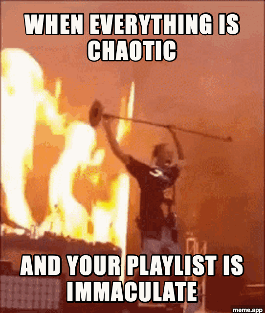 Travis Scott Fire GIF about the office Slack exploding while already clocked out