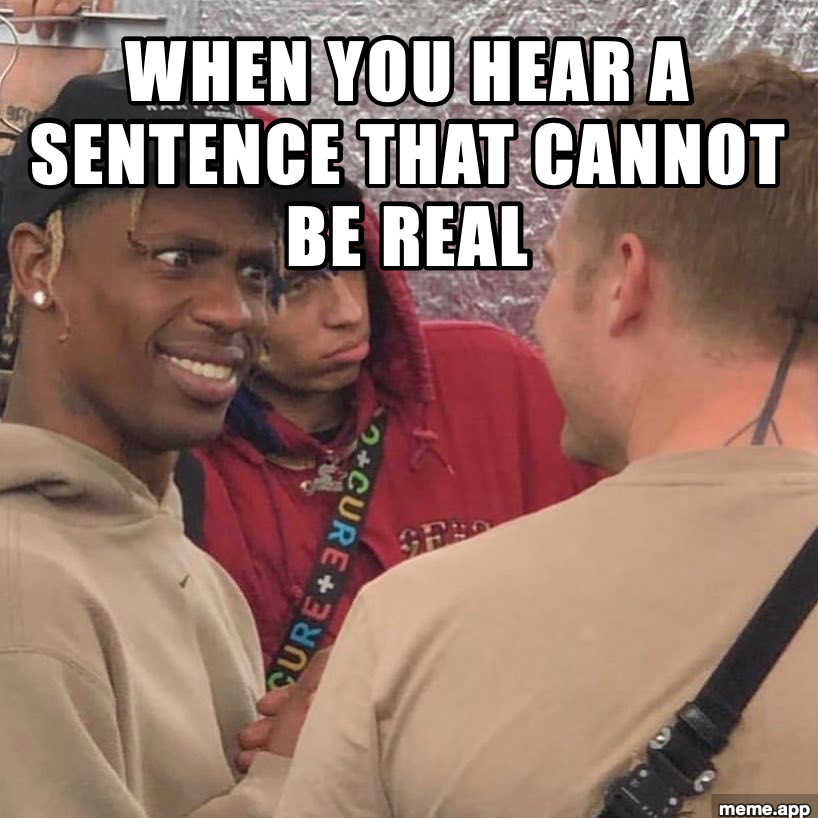 Travis Scott WTF meme about instructions with steps in the wrong order