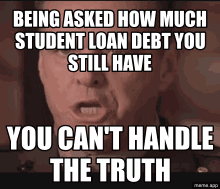 Animated You Can't Handle the Truth blank GIF about DoorDash spending