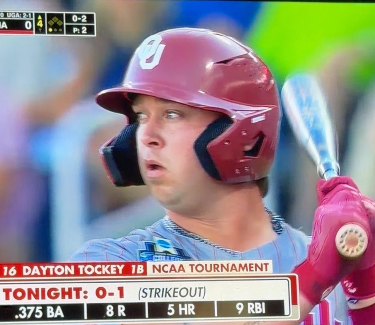 Oklahoma baseball player who looks like Shane Gillis