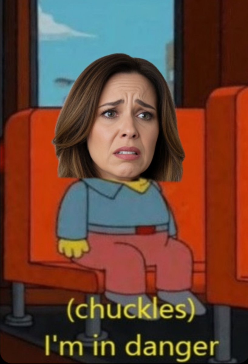 "(chuckles) I'm in danger"