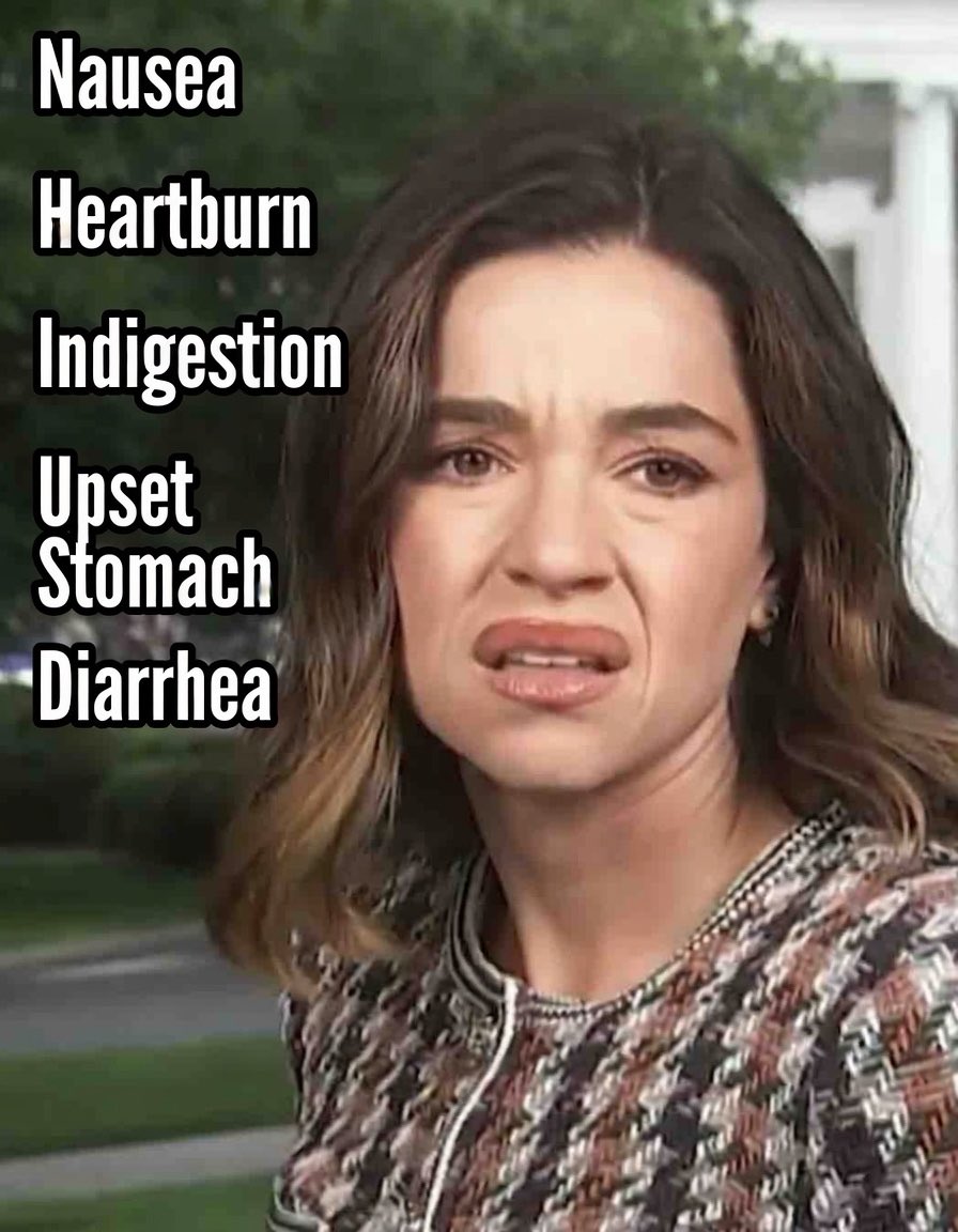 Nausea, heartburn, indigestion, upset stomach, diarrhea
