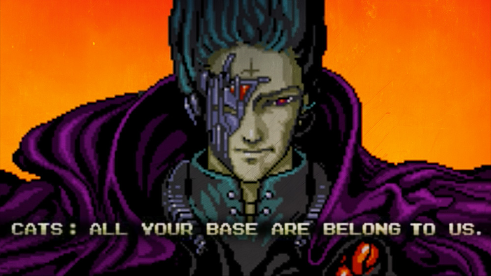 All Your Base Are Belong To Us With Caption meme template
