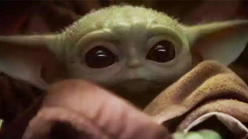 Baby Yoda meme template
