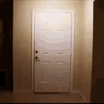 Big Bird Kicks Down Door (GIF) meme template - Big Bird, familiar to generations as the gentle giant of Sesame Street, delivers an enthusiastic kick to a door with the kind