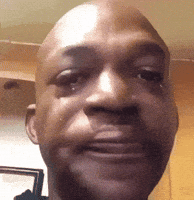Black Man Crying (GIF) meme template
