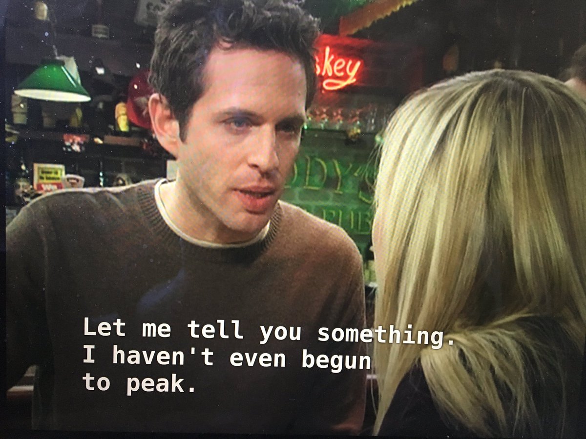 Dennis Reynolds I Haven't Even Begun To Peak meme template