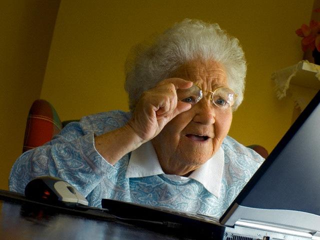 Grandma Finds the Internet meme template