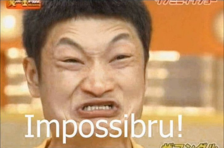 Impossibru Captioned meme template