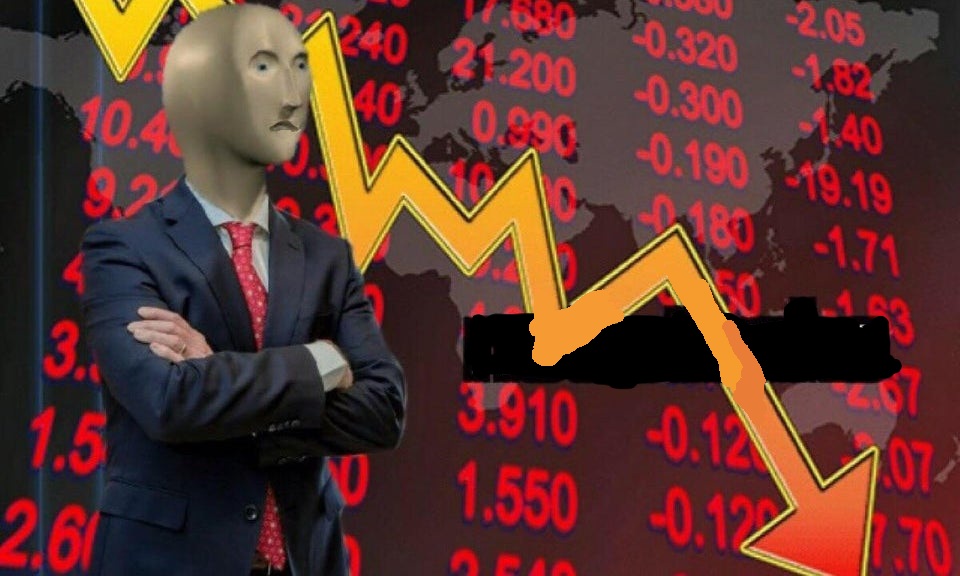 Not Stonks Blank Template meme template