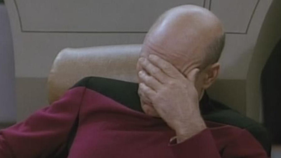 Picard Facepalm meme template