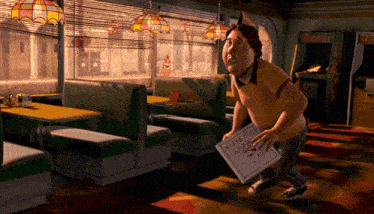 Reginald Skulinski Eating GIF meme template
