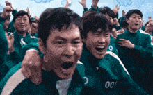 Squid Game Cheering meme template