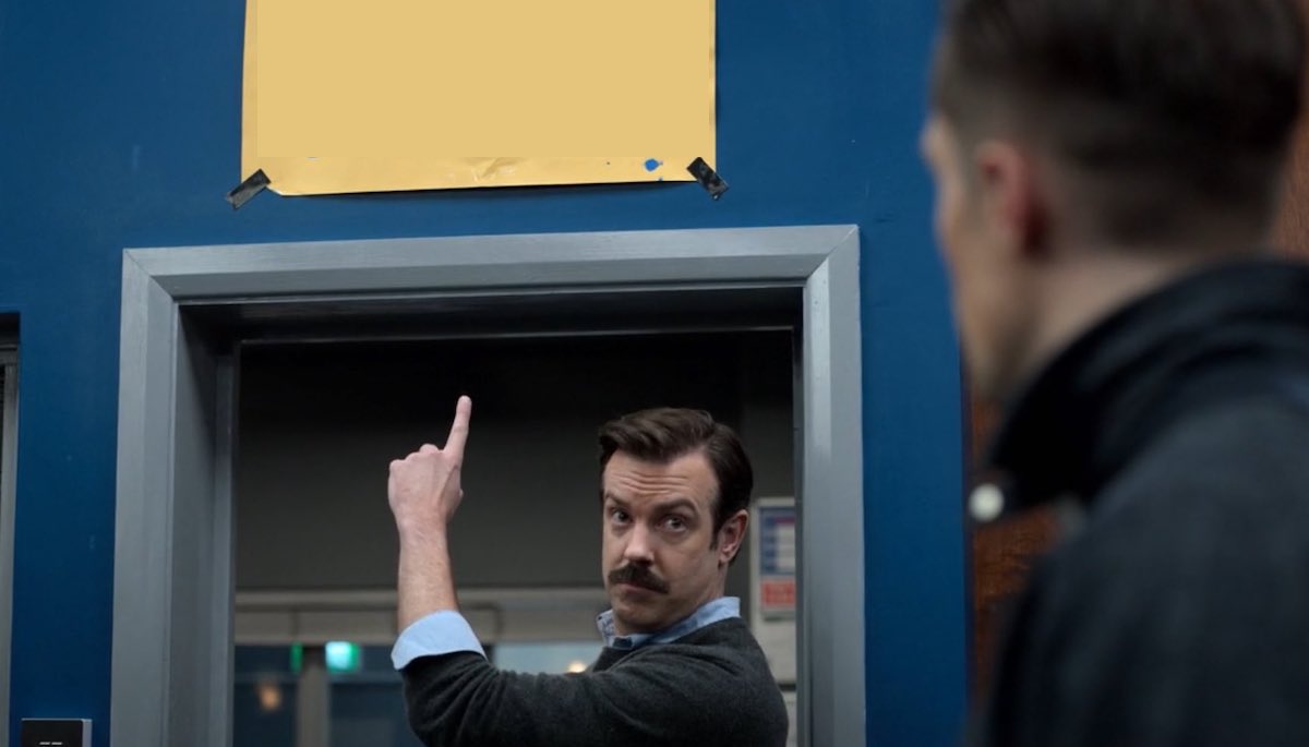 Ted Lasso Believe Sign meme template