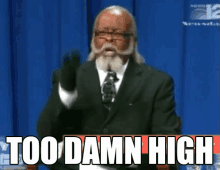Too Damn High GIF meme template