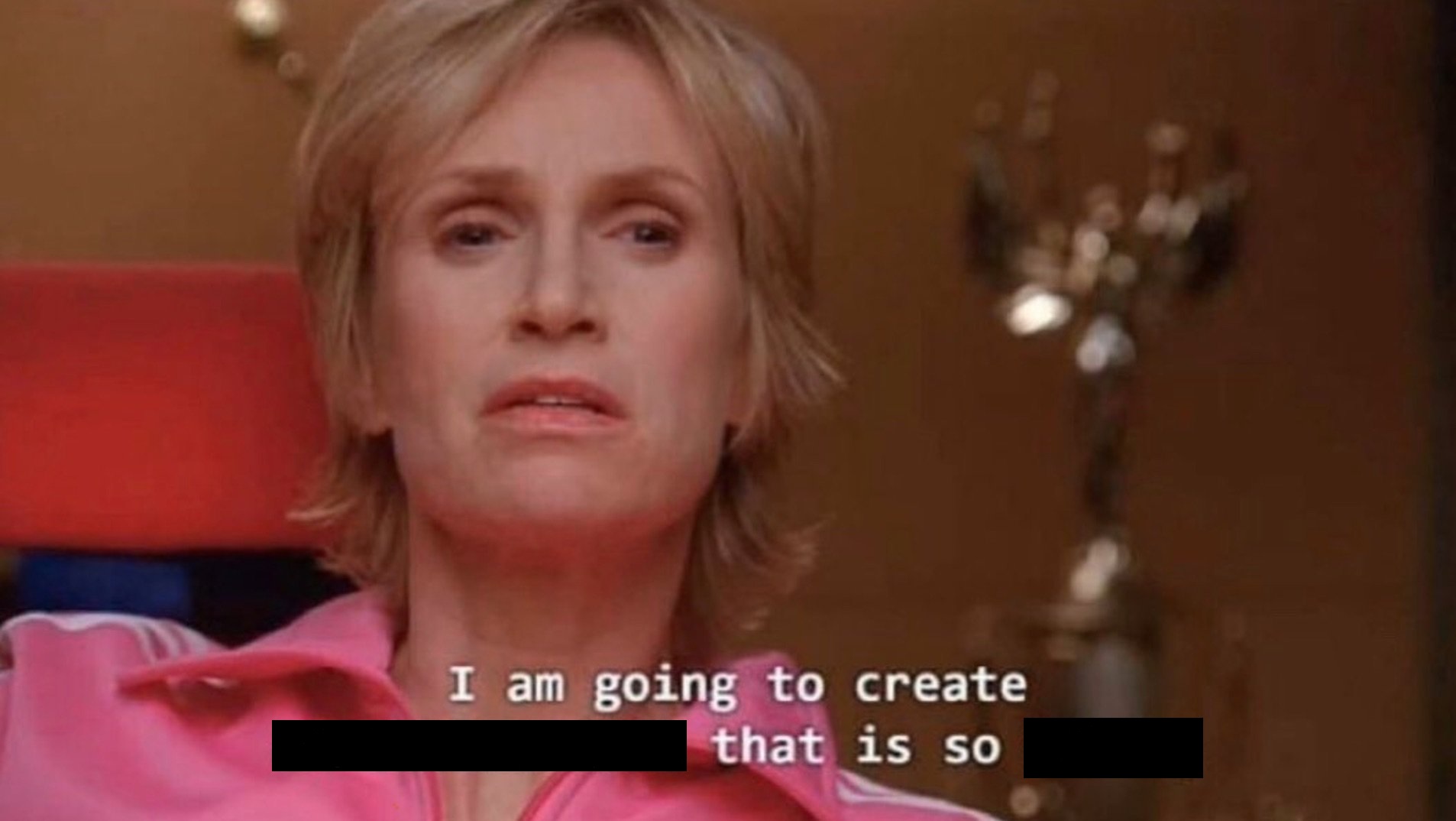 Sue Sylvester Toxic Environment meme template
