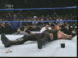 Undertaker Sitting Up GIF meme template