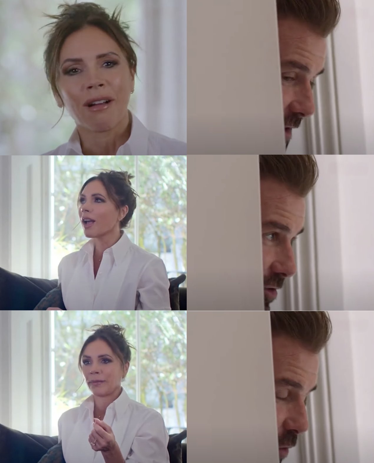 Victoria David Beckham Be Honest meme template