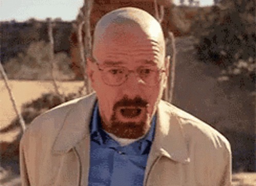 Walter White Collapsing meme template