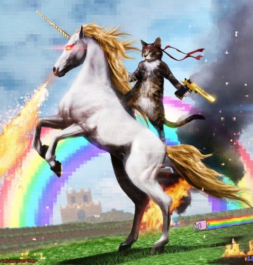 Welcome To The Internets meme template - A classic image from early internet culture styled as a chaotic, maximalist welcome message. The aesthetic captures the old-s