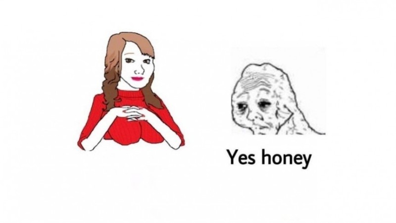 Yes Honey With Caption meme template